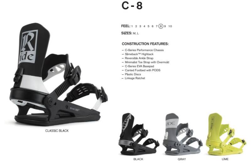 期間限定：30%OFF RIDE ビンディング A-6 2023 スノーボード Bindings