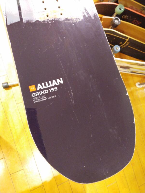 13-14【ALLIAN】GRIND 155cm | ムラサキスポーツの中古スノーボード